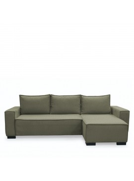 Καναπές Κρεβάτι Γωνιακός ArteLibre HARPER Αναστρέψιμος Taupe 271x160x94cm