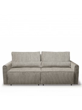 Καναπές Κρεβάτι Τριθέσιος ArteLibre SHELBY Μπεζ 215x110x90cm
