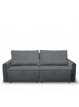 Καναπές Κρεβάτι Τριθέσιος ArteLibre SHELBY Γκρι 215x110x90cm