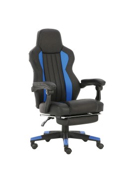 Καρέκλα Γραφείου ArteLibre Gaming ΔΩΡΑ Μπλε PU 64x71x113-121cm Arte-14240036