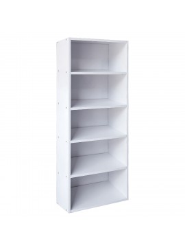 Ραφιέρα ArteLibre VANJA Λευκό Μοριοσανίδα/Μελαμίνη 60x24x170cm