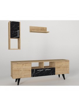 Artelibre Σύνθετο UTAH Sapphire/Καφέ Μοριοσανίδα 140x29.5x46cm Arte-14410175