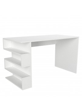 Γραφείο ArteLibre CLEORA Λευκό Μοριοσανίδα/Μελαμίνη 120x60x74cm Arte-14410271