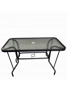 Artelibre Τραπέζι Μεταλλικό Serefina Μαύρο 100x60x70cm Arte-14470008