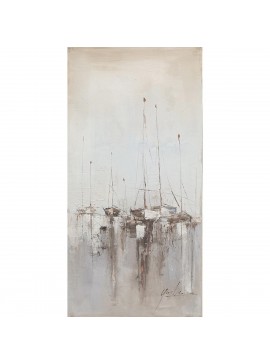 Πίνακας ArteLibre "Ιστιοφόρα" Καμβάς 60x120cm Arte-14670032