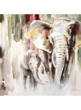 Πίνακας ArteLibre "Ζωϊκό Βασίλειο" Καμβάς 100x100cm Arte-14670093
