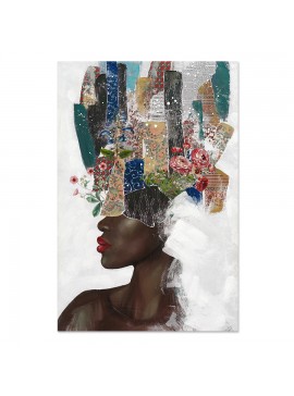 Πίνακας ArteLibre "Γυναικεία Φιγούρα" Καμβάς 80x100x3cm Arte-14690033