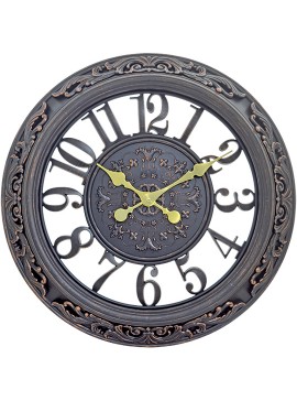 Ρολόι Τοίχου ArteLibre Μαύρο Πλαστικό Φ56cm Arte-14740035