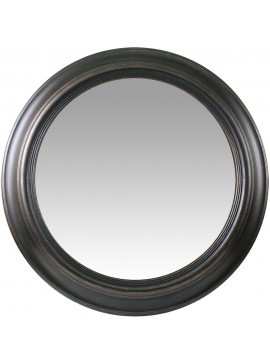 ArteLibre Καθρέπτης Τοίχου Μαύρο Πλαστικό Φ76.2x5.8cm Arte-14740058