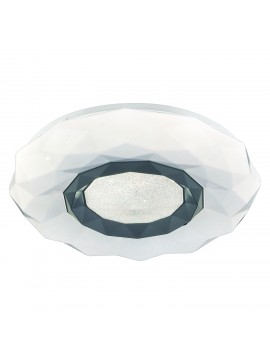 Φωτιστικό Οροφής LED ArteLibre LIBRA Λευκό Μέταλλο/Γυαλί 40x40cm