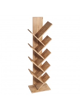 Βιβλιοθήκη ArteLibre AZIZI Δρυς Μοριοσανίδα 35x19.5x130cm