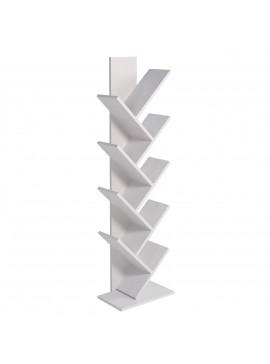 Βιβλιοθήκη ArteLibre AZIZI Λευκό Μοριοσανίδα 35x19.5x130cm