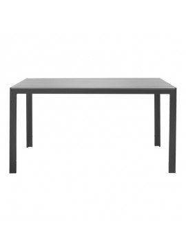 Τραπέζι Sial Intrahome αλουμίνιο ανθρακί-plywood γκρι 140x80x72.5εκ INTRAPA-263111114