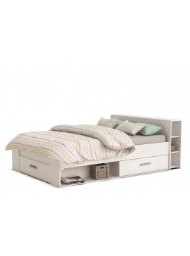 Κρεβάτι Robin - Λευκό-140x190 150.00x217.50x76.30 16226949