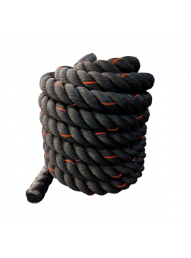 Viking Viking C-967-15m Battle Rope Polyester - Σχοινί Crossfit 15m Μαύρο VIKI-102485
