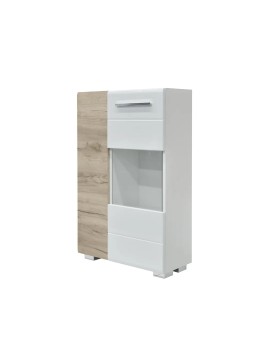 MATIS Βιτρίνα επιδαπέδια Barcelona Δρυς γκρι Matis670244
