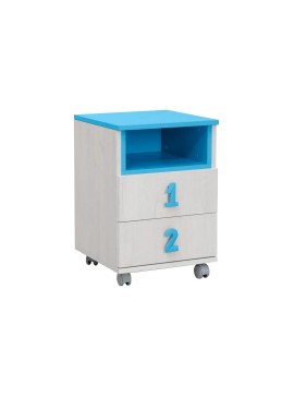 MATIS Κομοδίνο παιδικό Numero 2f Μπλε Matis585419