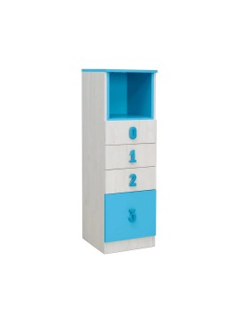 MATIS Συρταριέρα με 4 συρτάρια Numero 4f Μπλε Matis585519