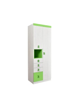 MATIS Ντουλάπα με 4 συρτάρια Numero O2V4F Πράσινο Matis584018
