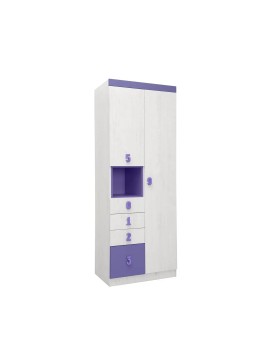 MATIS Ντουλάπα με 4 συρτάρια Numero O2V4F Μωβ Matis584029