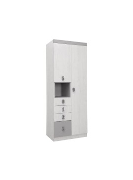 MATIS Ντουλάπα με 4 συρτάρια Numero O2V4F Γκρι Matis584053