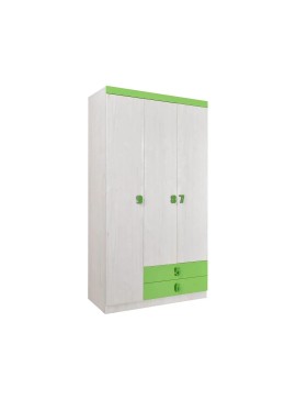 MATIS Ντουλάπα τρίφυλλη Numero O3V2F Πράσινη Matis585018