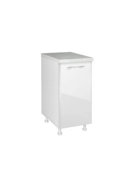 MATIS Κουζίνα In MDF D40K Άσπρο gloss MatisKD40K14