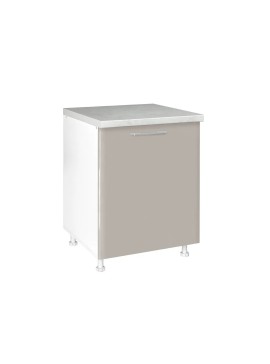 MATIS Κουζίνα In MDF D60 1V Cashmere gloss MatisKD601V59