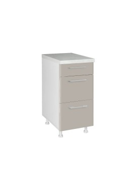 MATIS Κουζίνα In MDF D40 3F Cashmere gloss MatisKD403FB59