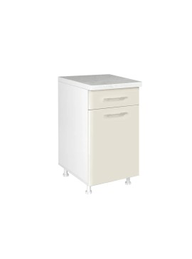 MATIS Κουζίνα In MDF D45 KF Μπεζ gloss MatisKD45KFB33