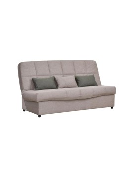 MATIS MM3110411 CLICK NEW Τριθέσιος καναπές κρεβάτι με αποθηκευτικό χώρο μπεζ MatisMM3110411