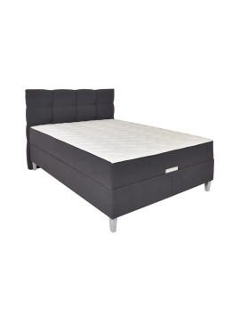 MATIS Διπλό κρεβάτι με στρώμα Korleone 160 Γκρι MatisMM3051602