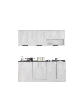 MATIS Σετ κουζίνας δύο μέτρων Comfort Δρυς πάγου Matis710246