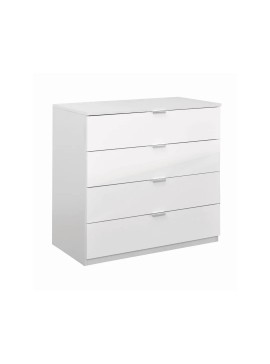 MATIS Συρταριέρα Elegance 4F Άσπρο gloss Matis360114