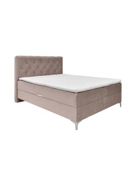 MATIS Διπλό κρεβάτι με στρώμα Titto 160 Ροζ MatisMM3054002