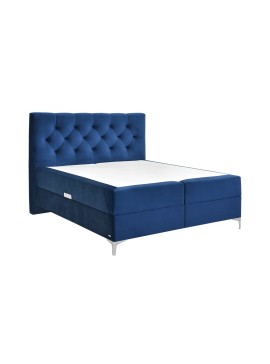 MATIS Διπλό κρεβάτι με στρώμα Titto 160 Μπλε MatisMM3054003