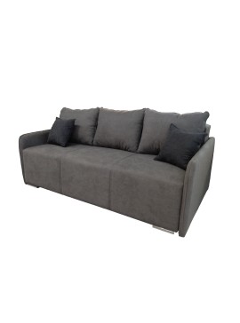 MATIS MDKOMOII MD-KOMO Τριθέσιος καναπές με κρεβάτι και αποθηκευτικό χώρο bronx grey γκρι MatisMDKOMOII