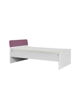 MATIS Κρεβάτι ημίδιπλο KR 120 Kinder Λευκό Βιολετί Matis642661