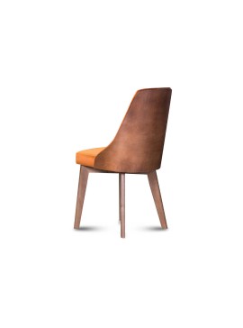 Matis Καρέκλα τραπεζαρίας GM-LIZA 1 με ξύλινη πλάτη MatisGM-Liza 1
