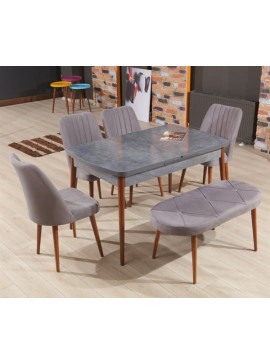 Fidelio ΤΡΑΠΕΖΙ (ELITE) Μ130+40* Π.80 Υ.75εκ. FIDELIO-FD-ELITE
