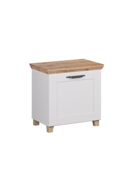 MATIS Παπουτσοθήκη χαμηλή CONTEMPO artisan/ λευκό 60x39x59,5 MATIS750366