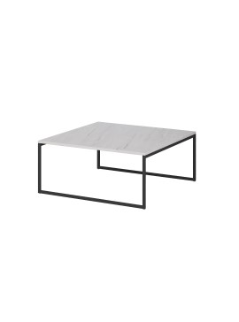 MATIS Τραπέζι σαλονιού VALENCIA λευκό μάρμαρο 80x80x40 MATIS218070