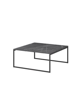 MATIS Τραπέζι σαλονιού VALENCIA μαύρο μάρμαρο 80x80x40 MATIS218071