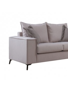 Καναπές Sien 2θέσιος cream - μαξιλάρια mocha 173x93x100εκ INTRAPA-279111159