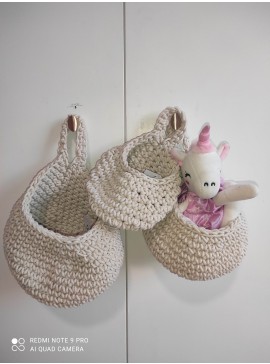 Fidelio CLOUD ΚΡΕΜΑΣΤΟ ΚΑΛΑΘΙ ΑΠΟΘΗΚΕΥΣΗΣ ΣΕΤ 3ΤΜΧ   ΦΥΣΙΚΟ 15*15 – 20*20 – 27*27 EK. FIDELIO-FD-CLOUD-NTL