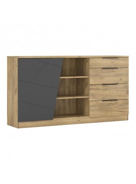 Intrahome Μπουφές Phoebe Intrahome σε sonoma - γκρι απόχρωση 170.2x40x92εκ | SKU: INTRAPA-284111159