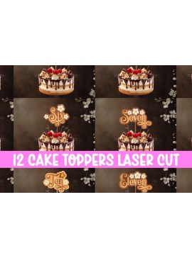 Σετ των 2 Intra απο ξύλο plywood 3mm-4mm πάχος Baby Cake Δίασταση 15x15 cm INTRAFABR-119533532