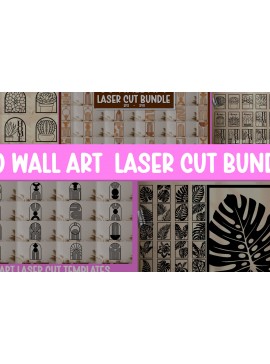 Σετ των 2 Intra απο ξύλο plywood 3mm-4mm πάχος 130 μοντέρνας τέχνης τοίχου Δίασταση 40x40 cm INTRAFABR-123365088