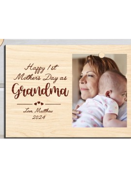 Intra απο ξύλο plywood 3mm-4mm πάχος 1ο δώρο για τη γιορτή της μητέρας για τη γιαγιά Δίασταση 20x30 cm INTRAFABR-96478482