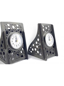 Σετ των 2 Intra απο ξύλο plywood 3mm-4mm πάχος 2 Μοντέλα Επιτραπέζιο Ρολόι Γραφείου Προϊόν Δίασταση 30x20 cm INTRAFABR-38046640